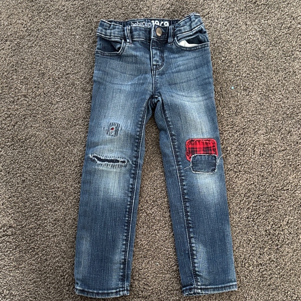 GAP Kids Blue Jeans with Red Patch